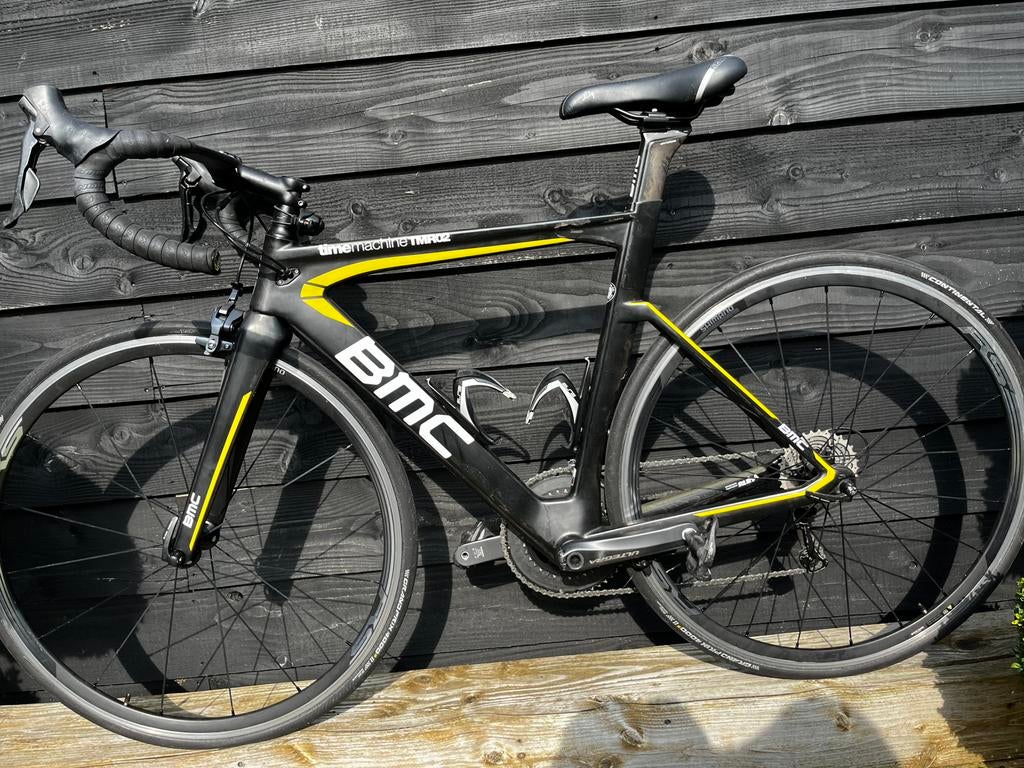 Carbon BMC TMR02 Time Machine maat 53, Fietsen en Brommers, Fietsen | Racefietsen, Carbon, Zo goed als nieuw, Meer dan 20 versnellingen
