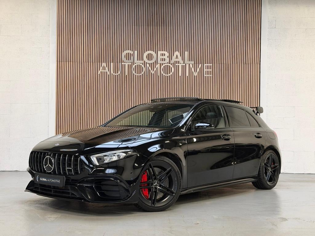 Mercedes-Benz A-klasse AMG 45 S 4MATIC+ Premium Plus - PANO, Auto's, Automaat, Gebruikt, 4 cilinders, 1535 kg