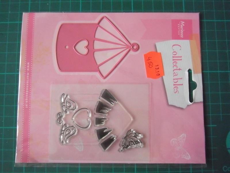 Nieuwe stempel + snijmal Marianne Collectables - COL1310, Hobby en Vrije tijd, Ophalen of Verzenden, Nieuw, Overige thema's, Pons of Mal