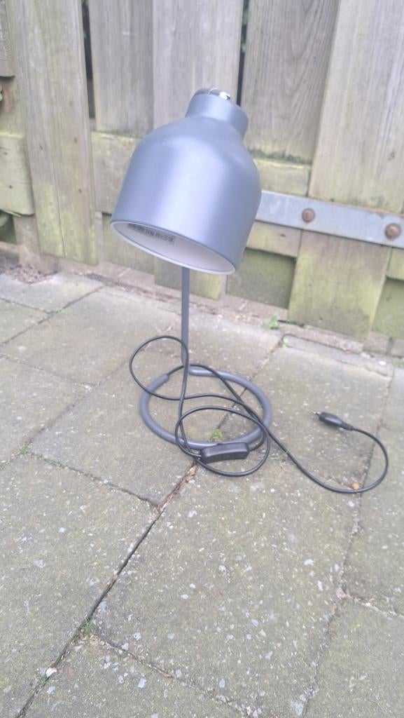Bureau lamp grijs, Ophalen of Verzenden, Zo goed als nieuw, Minder dan 50 cm