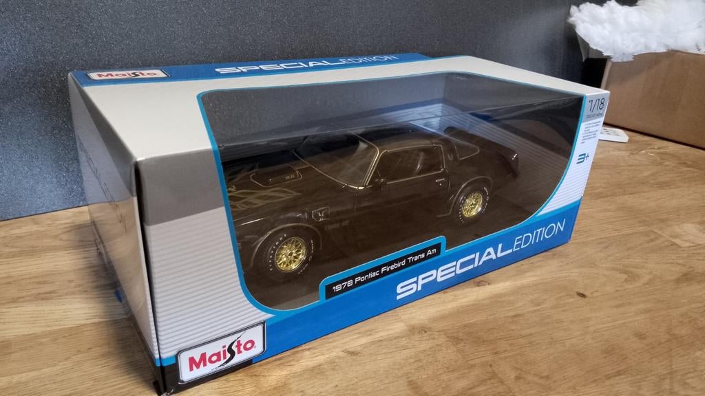 Maisto 77/78' Pontiac Firebird T/A zwart nieuw, Ophalen of Verzenden, Nieuw, Maisto