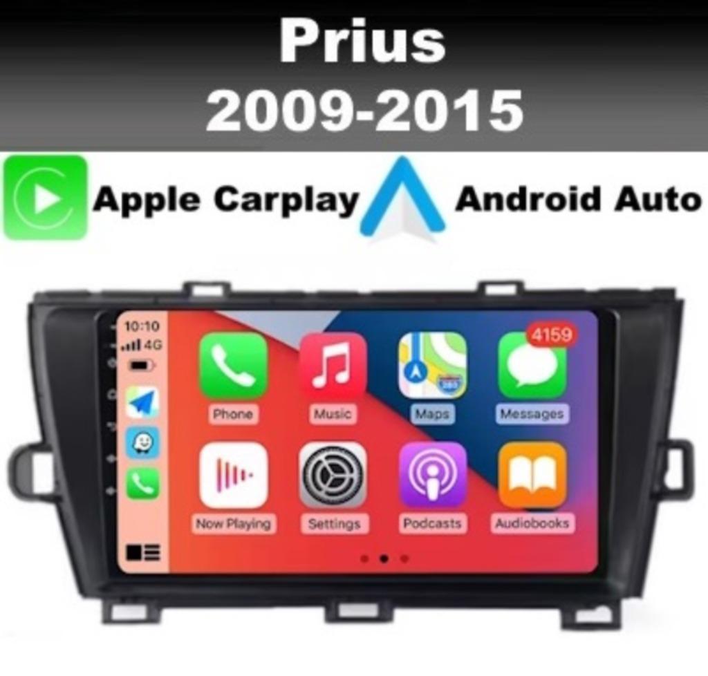Toyota Prius 2009-2015 navigatie apple carplay 9inch android, Auto diversen, Autoradio's, Ophalen of Verzenden, Nieuw