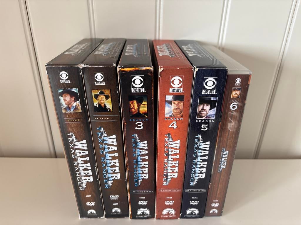 Walker Texas Ranger - Seizoenen 1 t/m 6 DVD Boxset, Boxset, Ophalen of Verzenden, Zo goed als nieuw, Actie en Avontuur