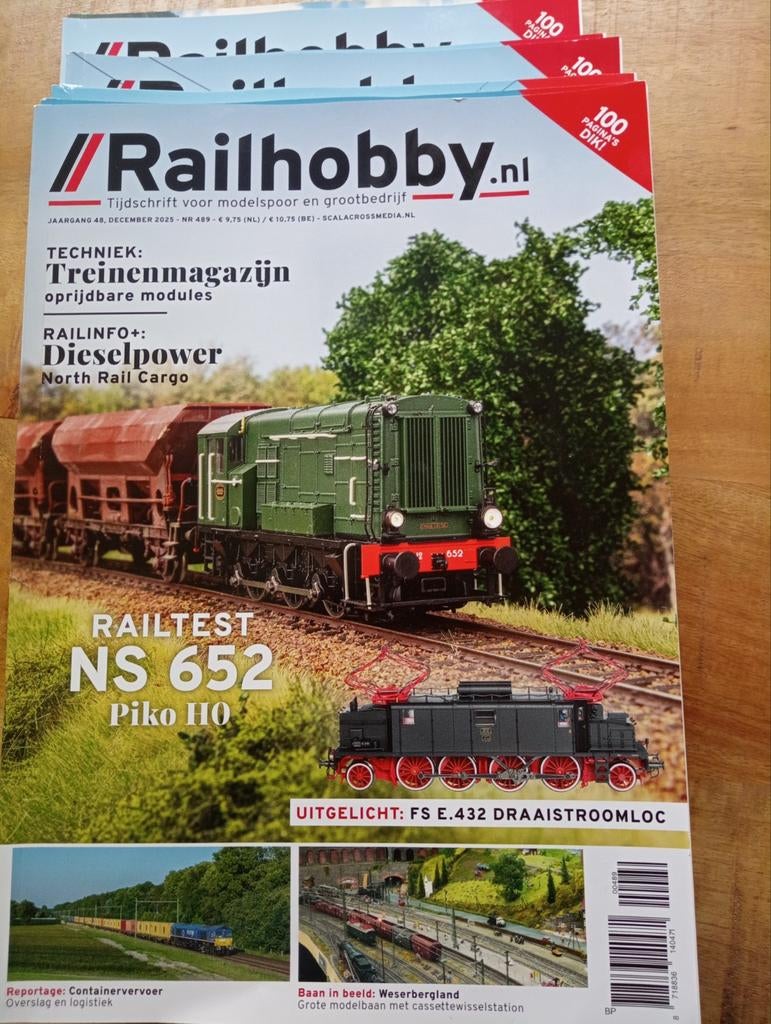 Railhobby en MIBA tijdschriften 2024 en 2025, Hobby en Vrije tijd, Modeltreinen | H0, Ophalen of Verzenden, Zo goed als nieuw
