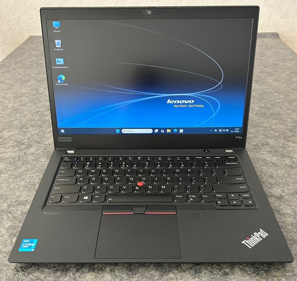 Lenovo Thinkpad P14s (Gen2), Computers en Software, Windows Laptops, Ophalen, Inel i5 pro 1145G7, Met videokaart, 2 tot 3 Ghz