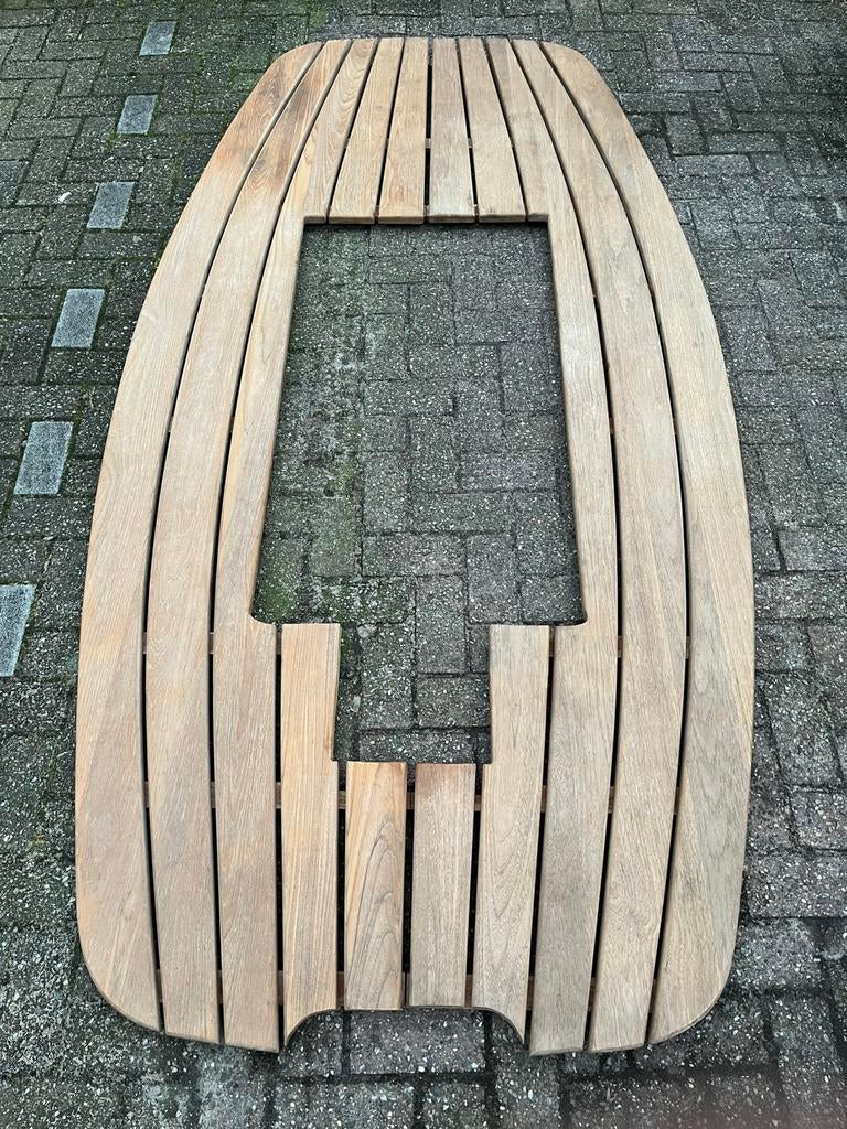 Teak houten vlonders aw21 boot, Ophalen, Zo goed als nieuw, Zeilboot of Motorboot