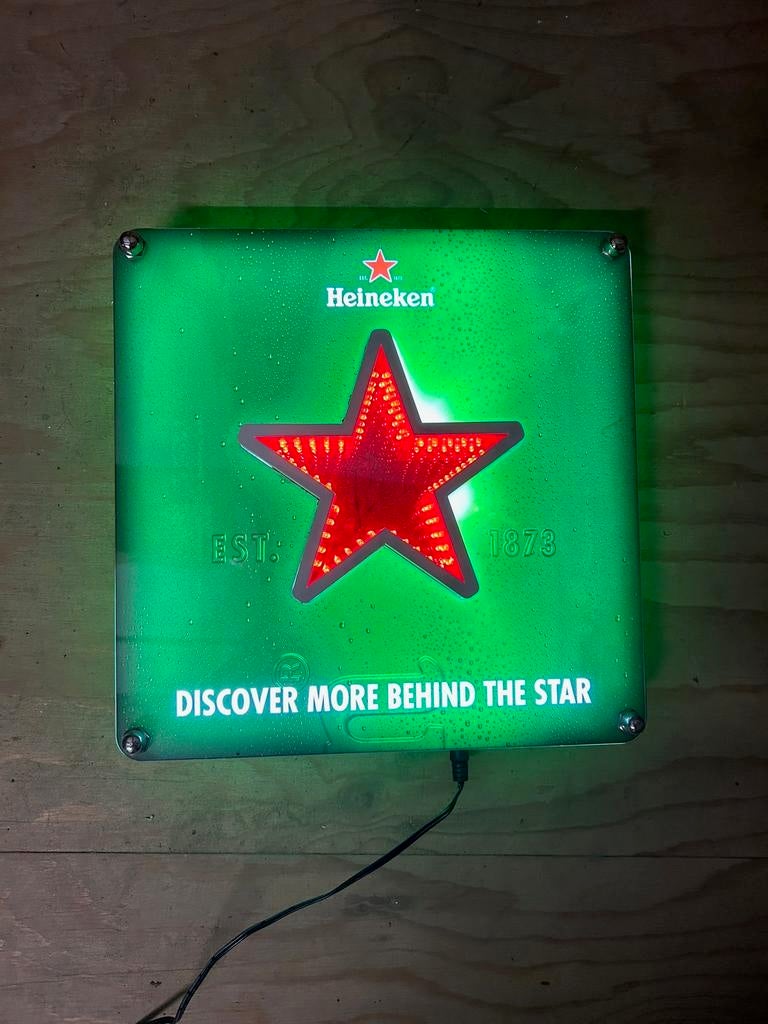 Reclame verlichting, Ophalen, Zo goed als nieuw, Reclamebord, Plaat of Schild, Overige merken