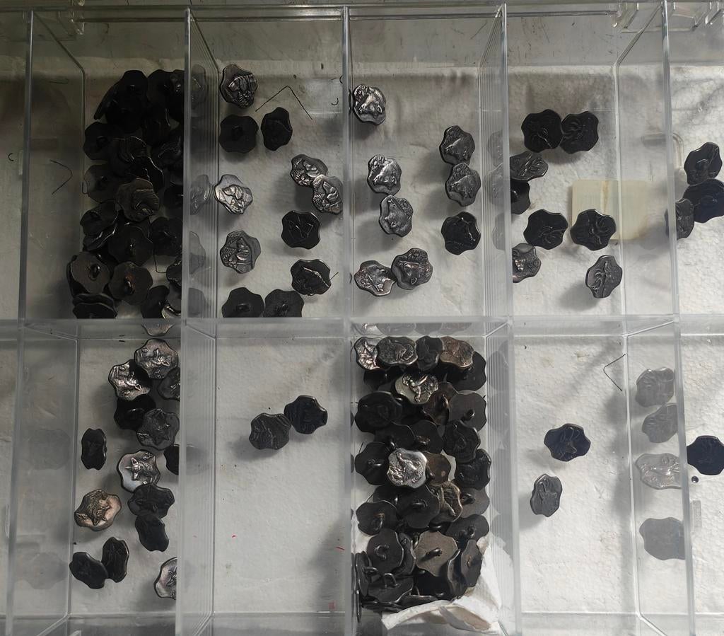 Unieke partij vintage metalen jacht knopen, Ophalen of Verzenden