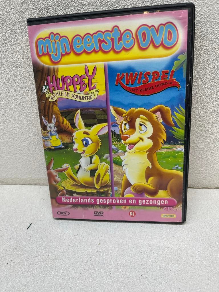 Mijn Eerste DVD: Huppel Het Kleine Konijntje & Kwispel, Gebruikt, Alle leeftijden, Ophalen of Verzenden, Dieren