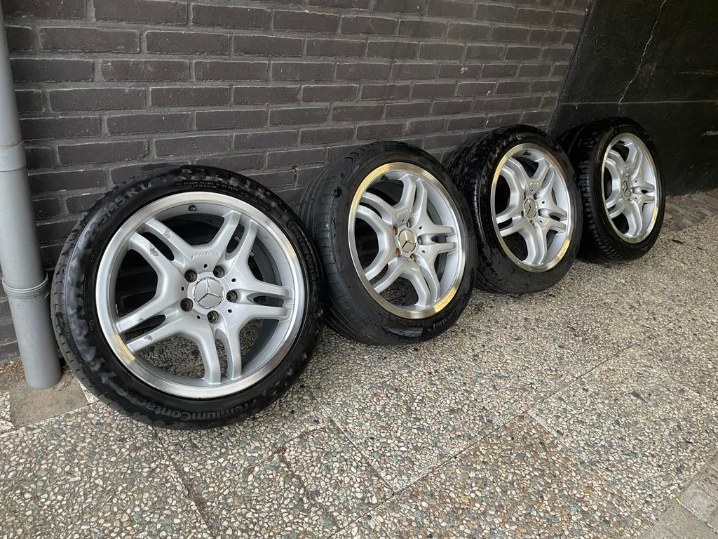 Velgen CLK AMG velgen mercedes W203 C klasse C55 CLK55 SLK, Ophalen of Verzenden, Zomerbanden, Velg(en)