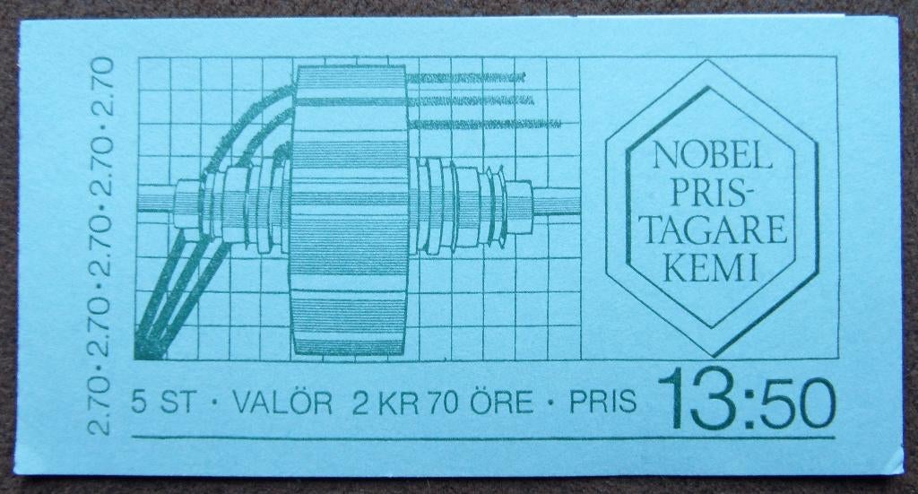 Postzegelboekje Zweden – Nobelprijswinnaars Natuurkunde, Ophalen of Verzenden, Zweden, Postfris
