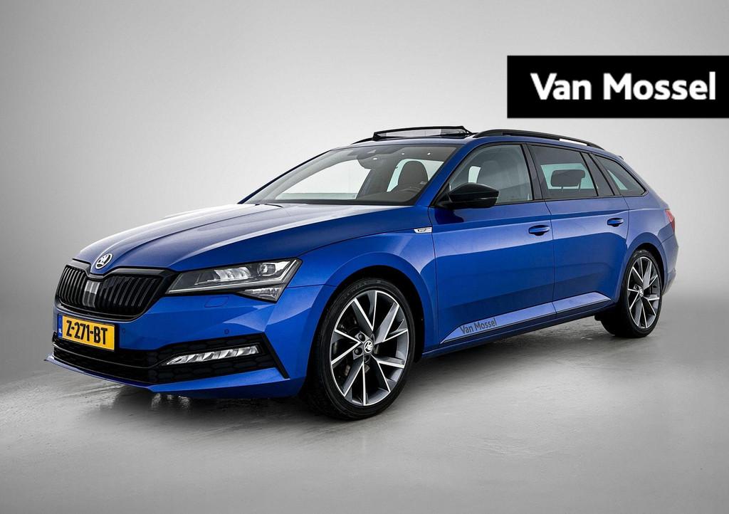 Skoda Superb Combi 1.5 TSI ACT Sportline Business | PANO SCH, Auto's, Skoda, 12 maanden, 1498 cc, 4 cilinders, Alcantara
