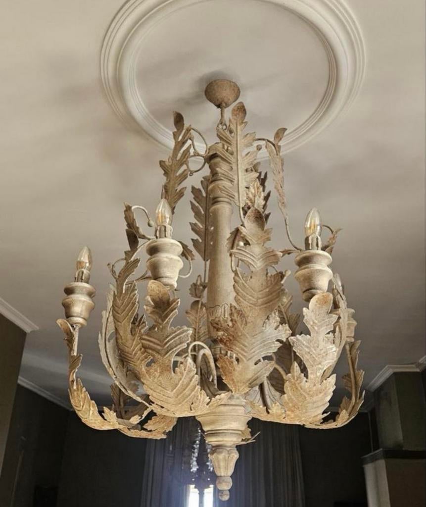 2 Hoffz lampen 95x80 - Prachtige eyecatchers voor hoge plafo, Huis en Inrichting, Lampen | Kroonluchters, Ophalen, Gebruikt, Metaal