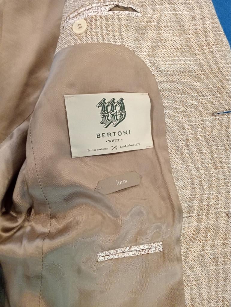 Heren colbert, Kleding | Heren, Kostuums en Colberts, Ophalen of Verzenden, Nieuw, Maat 52/54 (L), Beige