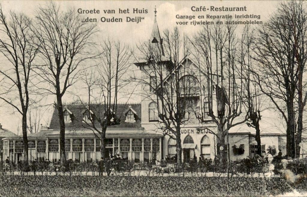 Huis den Ouden Deijl - Café-Restaurant, Ophalen of Verzenden, Voor 1920, Ongelopen, Noord-Brabant