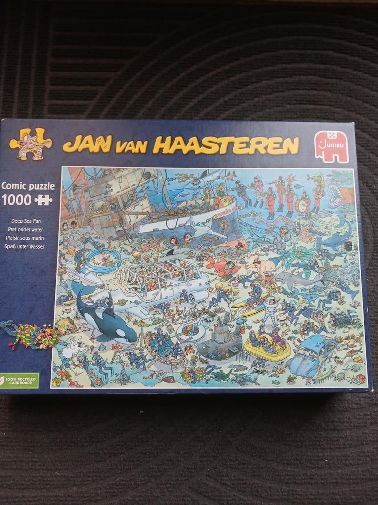 J van Haasteren puzzels., Hobby en Vrije tijd, Denksport en Puzzels, Ophalen of Verzenden, 500 t/m 1500 stukjes, Zo goed als nieuw
