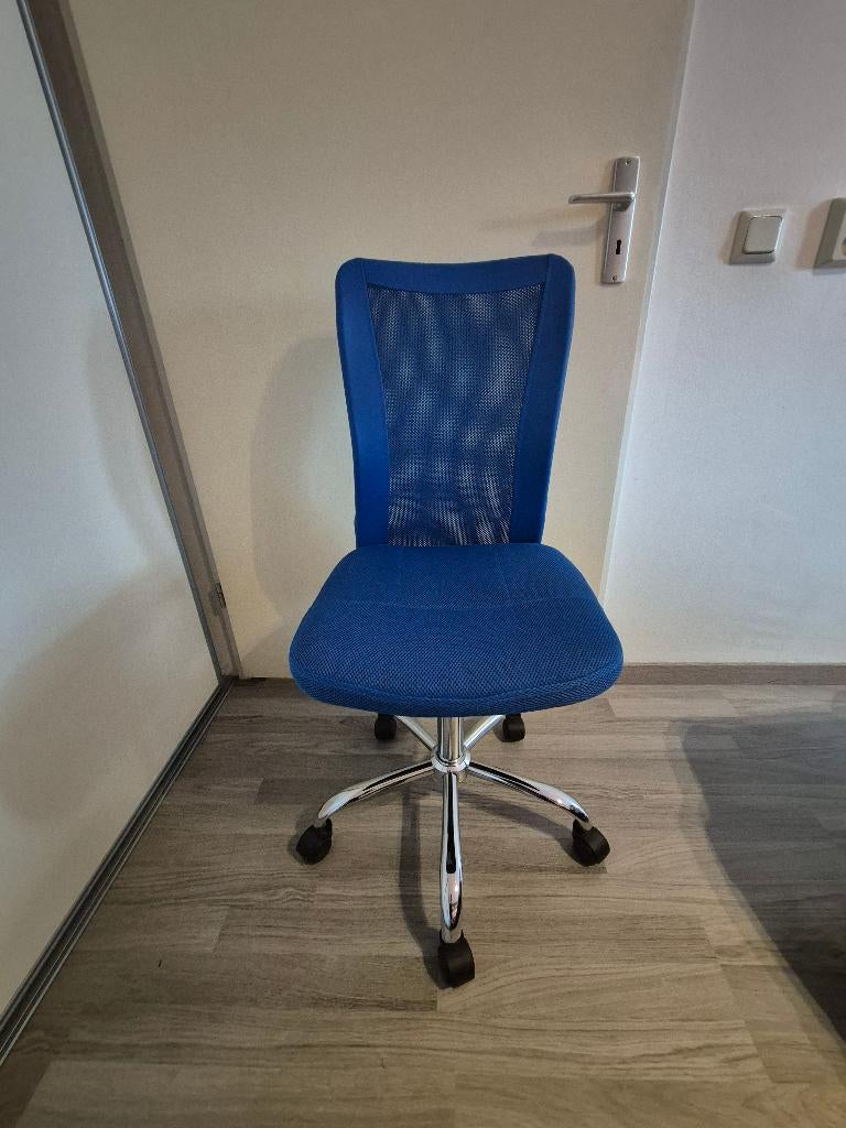 Bureaustoel Bonnie - blauw, Ophalen, Zo goed als nieuw, Blauw, Bureaustoel