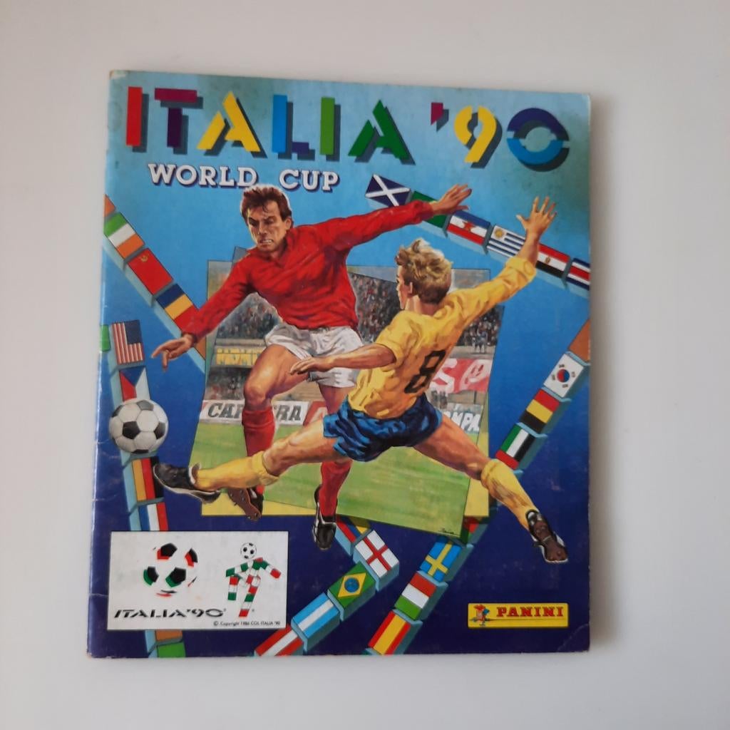 ITALIA'90 PANINI met Maradona, Ophalen of Verzenden, Buitenlandse clubs, Poster, Plaatje of Sticker