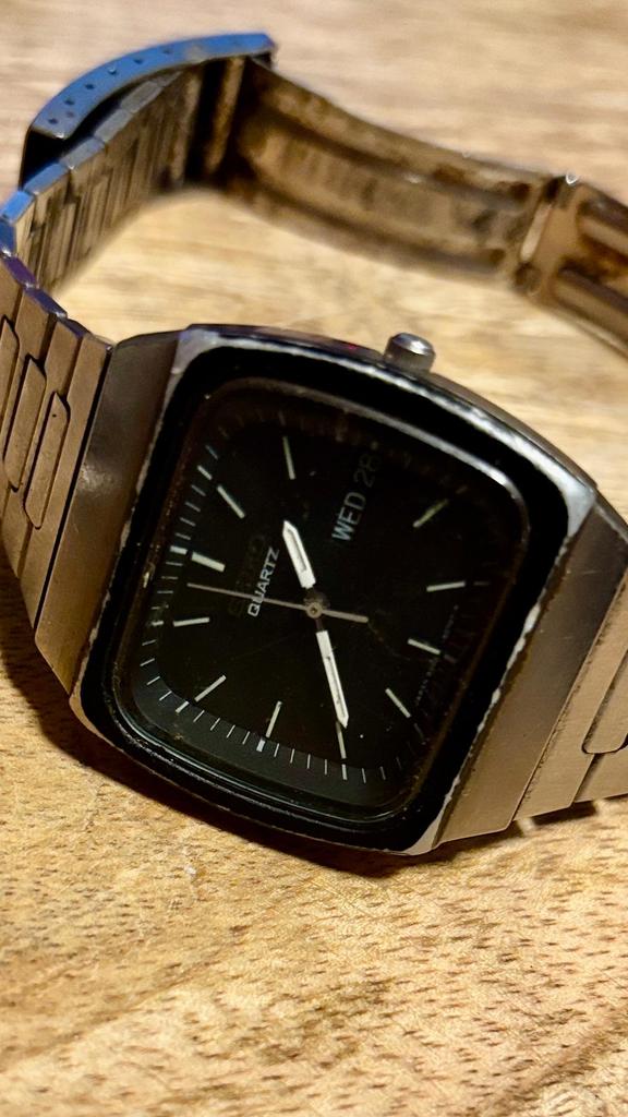 Seiko Quartz horloge, Seiko, Gebruikt, Staal, Polshorloge