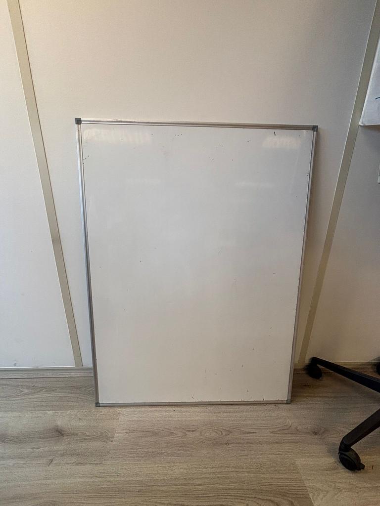 Whiteboard 120x90 cm, Ophalen, Gebruikt, Whiteboard