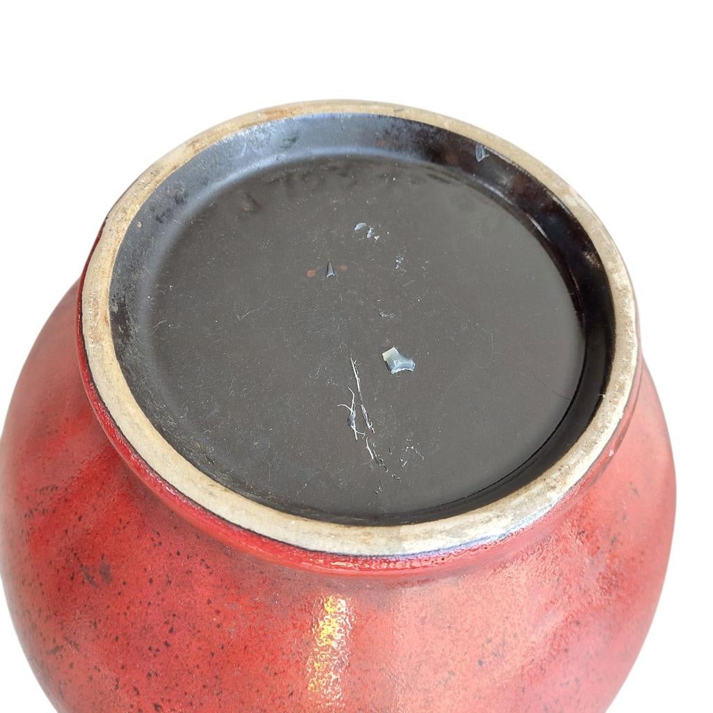 4 x vintage rode vaas (setprijs), Antiek en Kunst, Ophalen