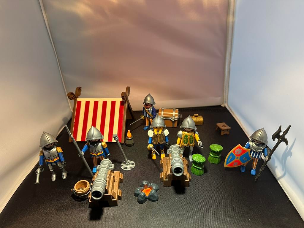 Spaanse soldaten met kanonnen playmobil, Ophalen of Verzenden, Zo goed als nieuw