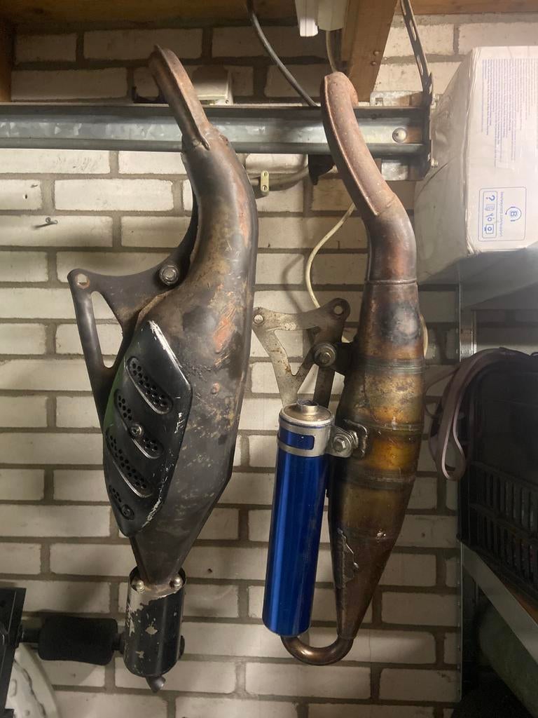 MINARELLI UITLATEN (sito plus, Bidalot terugloop), Fietsen en Brommers, Brommeronderdelen | Scooters, Ophalen, Gebruikt, Uitlaat