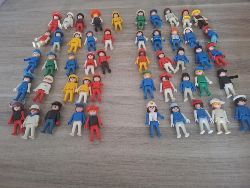 Playmobil 50 vintage popjes, Ophalen of Verzenden, Gebruikt