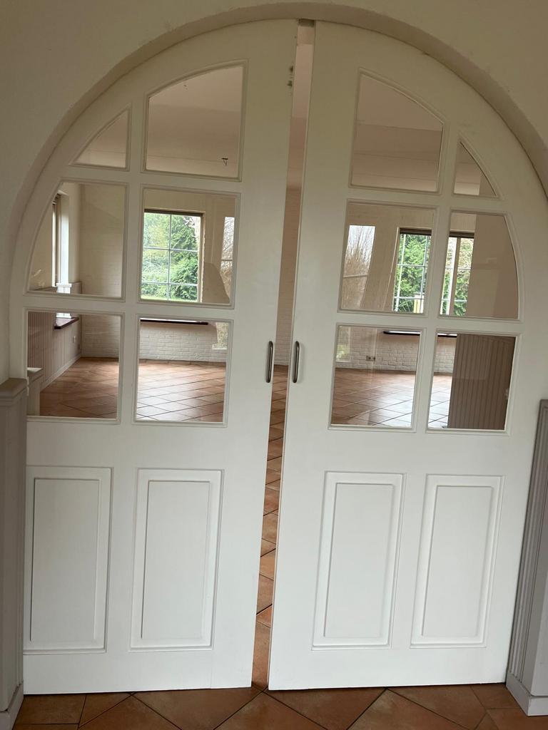 Schuifdeuren, Doe-het-zelf en Verbouw, Deuren en Horren, Ophalen, Gebruikt, 80 tot 100 cm, Binnendeur