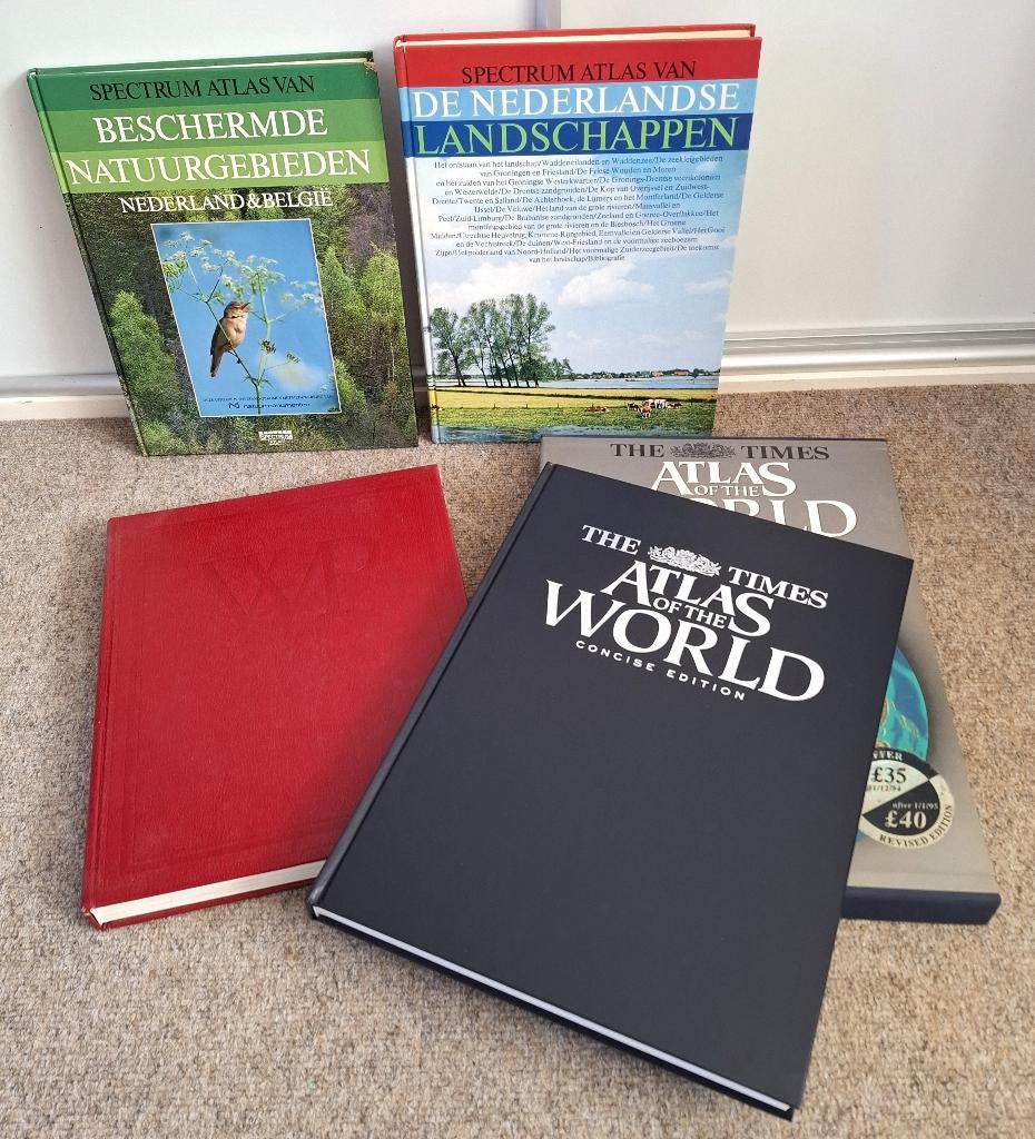 verzameling atlassen, Overige atlassen, Diverse auteurs, Ophalen of Verzenden, Zo goed als nieuw