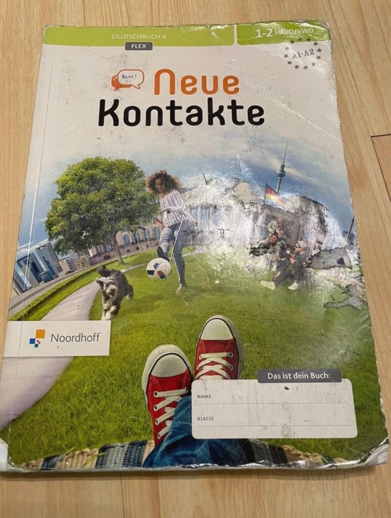 Leerboek Duits – Neue Kontakte | Deel A | 1-2 havo/vwo, Boeken, Schoolboeken, Ophalen of Verzenden, Zo goed als nieuw, HAVO, Duits