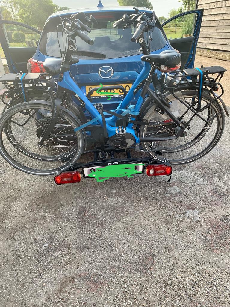 Fietsendrager, Ophalen, Zo goed als nieuw, 2 fietsen, Trekhaakdrager