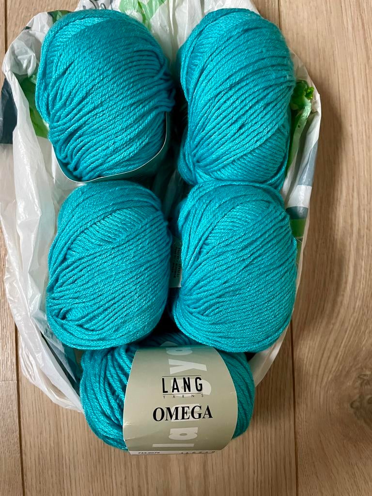 Nieuwe Lang yarns breiwol Omaga (zie omschrijving), Ophalen of Verzenden, Nieuw, Breien of Haken, Wol of Garen