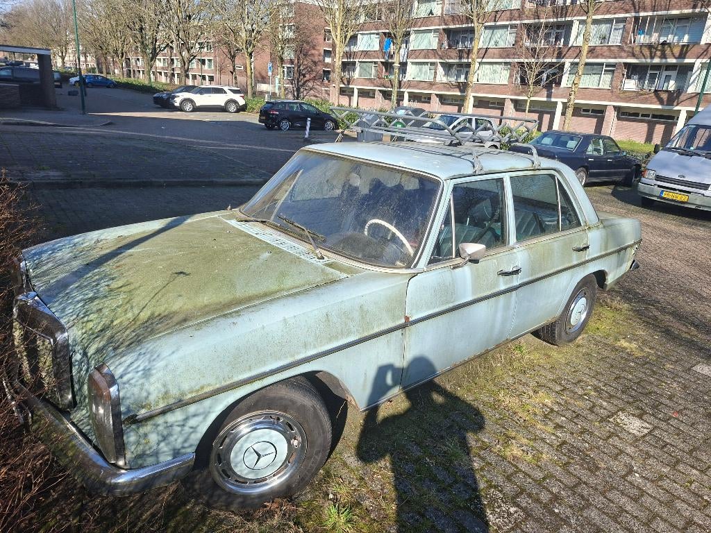 Mercedes-Benz 300 diesel aut1971 babyBlauw met apk, 1390 kg, Blauw, Diesel, Particulier