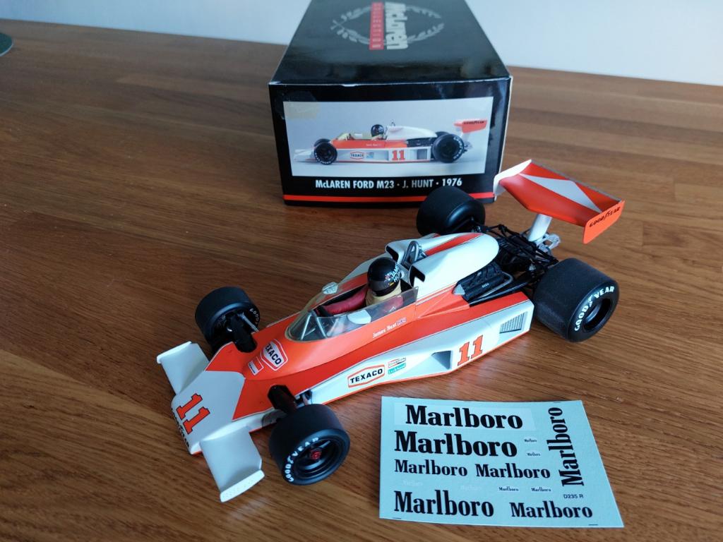1976 McLaren Ford M23 Marlboro #11 Hunt PMA MiniChamps 1:18, Ophalen of Verzenden, Zo goed als nieuw, Auto, MiniChamps