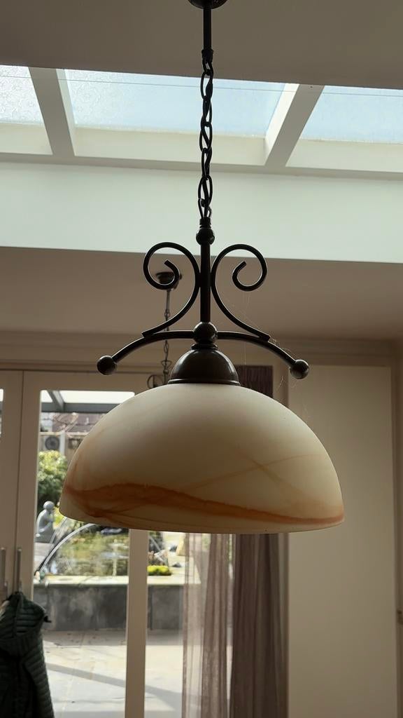 Italiaanse lamp 2x, Ophalen, Zo goed als nieuw, Minder dan 50 cm