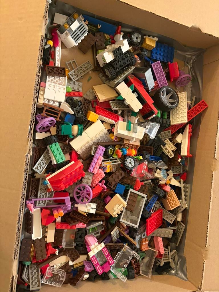 Moc blokjes, veel bouw plezier die gewoon wilt bouwen., Kinderen en Baby's, Speelgoed | Bouwstenen, Ophalen of Verzenden, Gebruikt