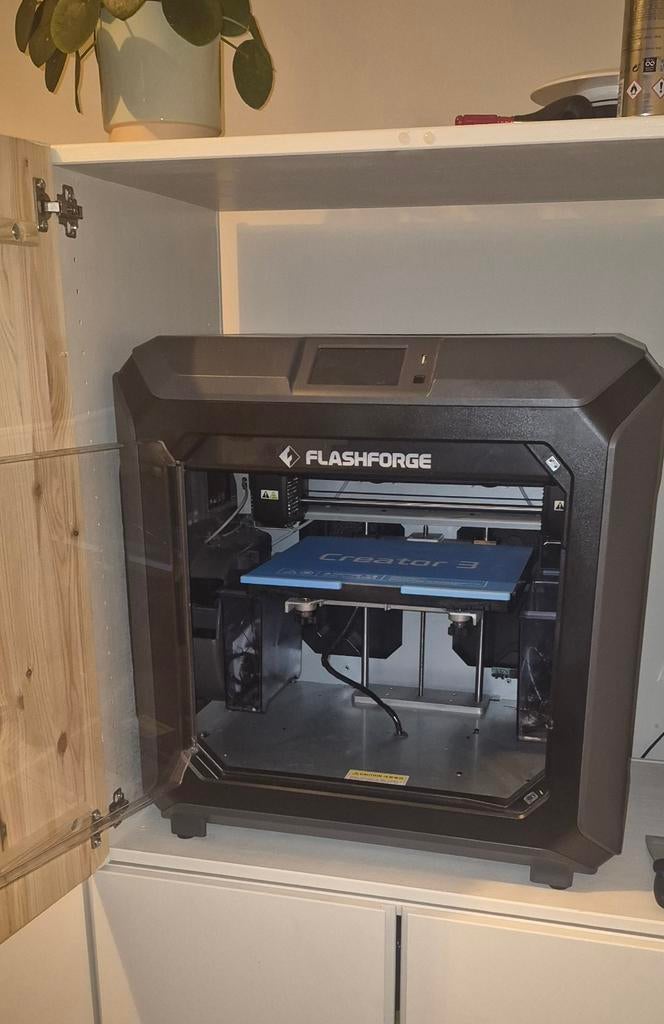 Flashforge Creator 3 - Dual Extruder 3D Printer, Computers en Software, 3D Printers, Ophalen, Gebruikt, Ingebouwde Wi-Fi, Flashforge