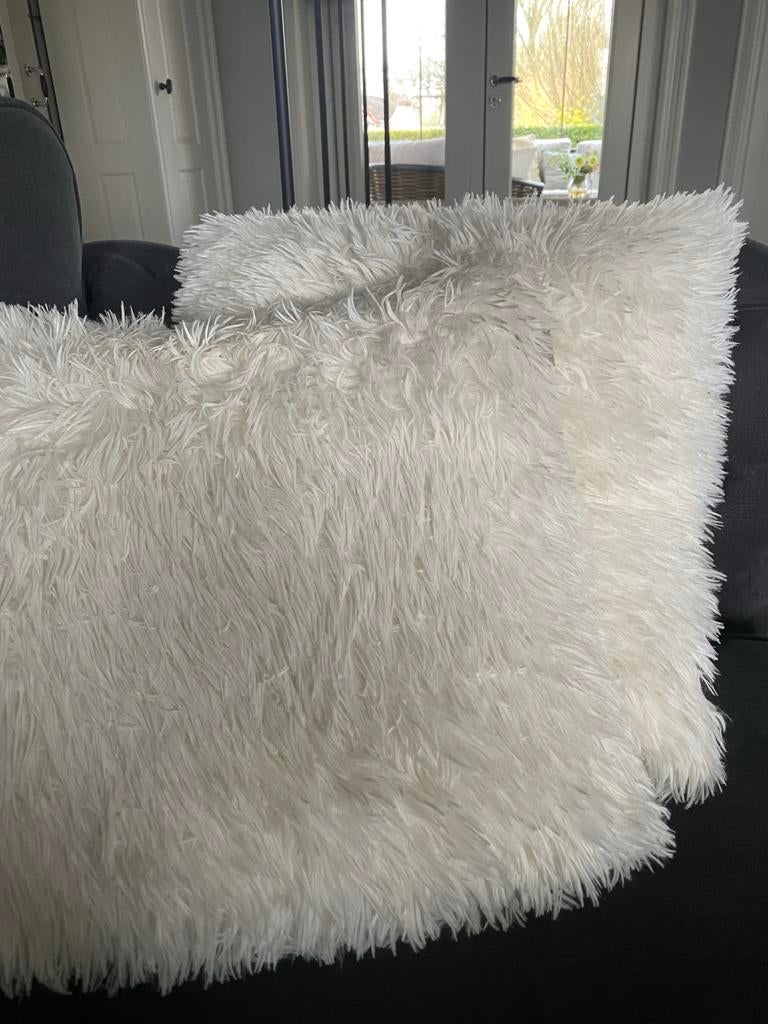 Witte kussens van Dutch Decor, Ophalen of Verzenden, Nieuw, Wit, Vierkant