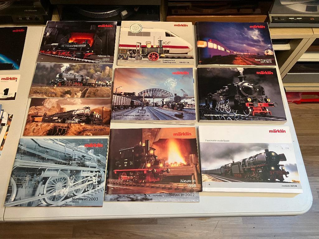 verzameling Märklin jaarboeken exportfolders gleisanlagen, Märklin, Wisselstroom, Gebruikt, Märklin strasse