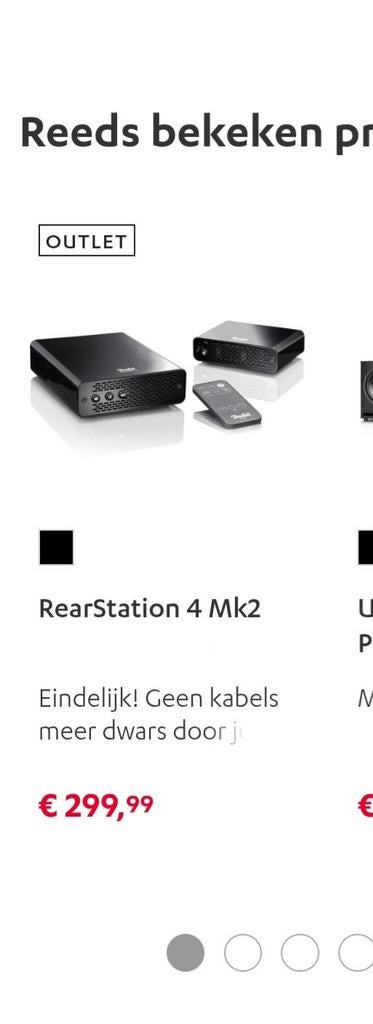 Teufel RearStation 4 Mk2 - Draadloze Achterluidspreker Set, Ophalen of Verzenden, Zo goed als nieuw