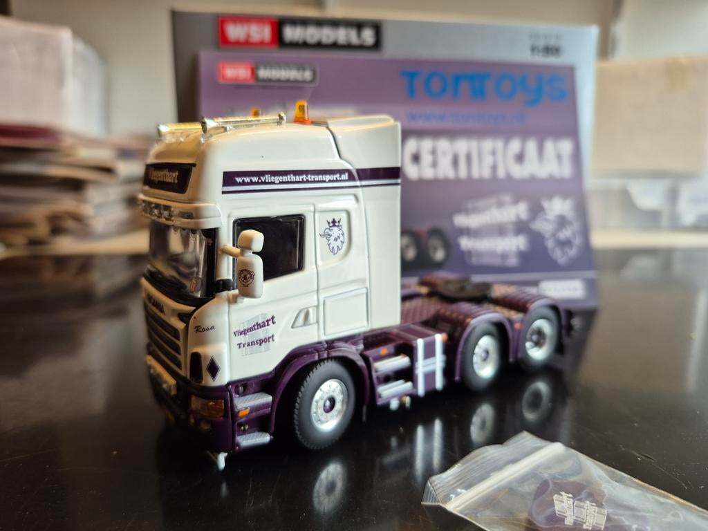 Scania r topline vliegenthart transport, Ophalen of Verzenden, Zo goed als nieuw, Bus of Vrachtwagen, Wsi