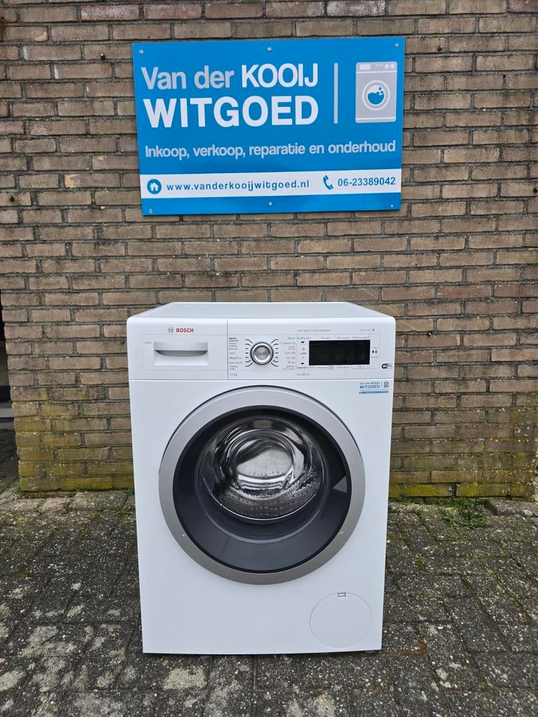 Bosch Serie 8 i dos wasmachine | 9 kilo | Wifi | Garantie ✅️, Ophalen, 8 tot 10 kg, Voorlader, 85 tot 90 cm