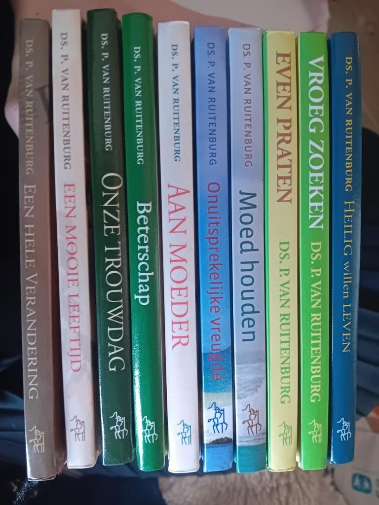 10 boeken ds P. van Ruitenburg, Ophalen of Verzenden, Gelezen, Ds. P. van Ruitenburg