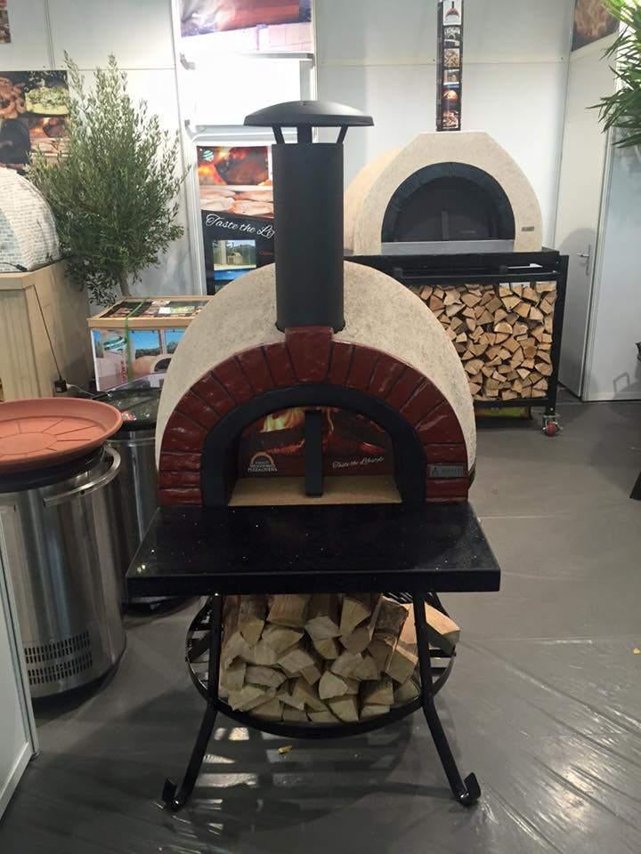 Pizzaoven AMALFI AD 70 RED BRICK houtgestookte steenoven, Ophalen, Nieuw