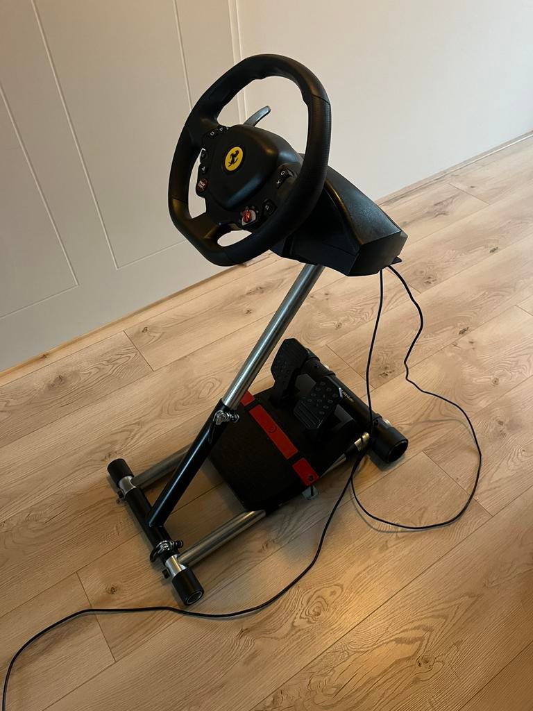 Ferrari stuur Thrustmaster T80 met wheelstand, Spelcomputers en Games, Ophalen, Zo goed als nieuw