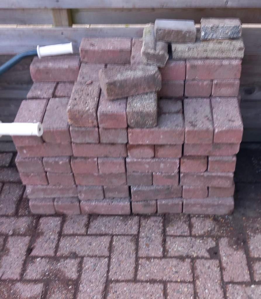 Klinkers, Tuin en Terras, Ophalen, Zo goed als nieuw, Beton, Klinkers