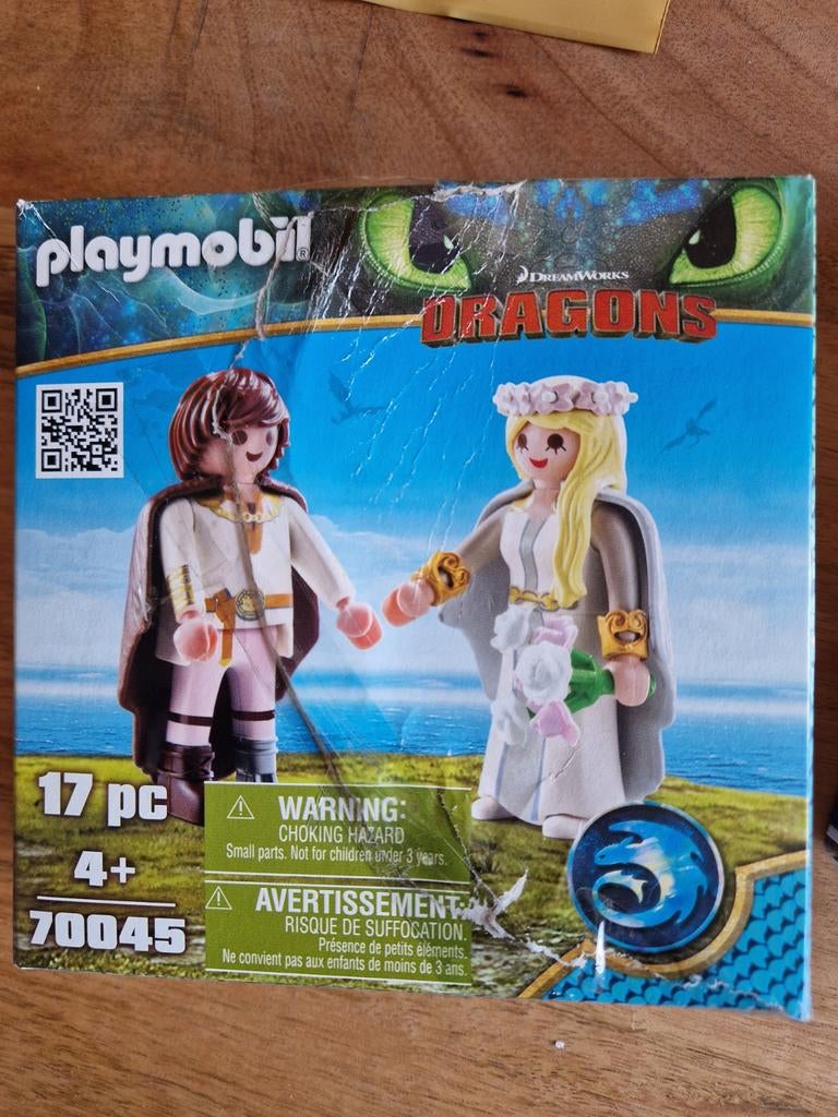 Playmobil 70045 Drakenrijders Astrid en Hikkie, Ophalen, Zo goed als nieuw, Complete set