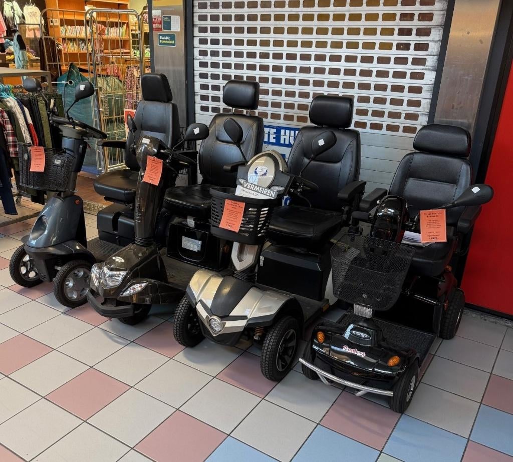 Nieuwe + gebruikte scootmobielen -veel op voorraad! Garantie, Gebruikt, 16 km/u of meer, 46 km of meer, Mangoland