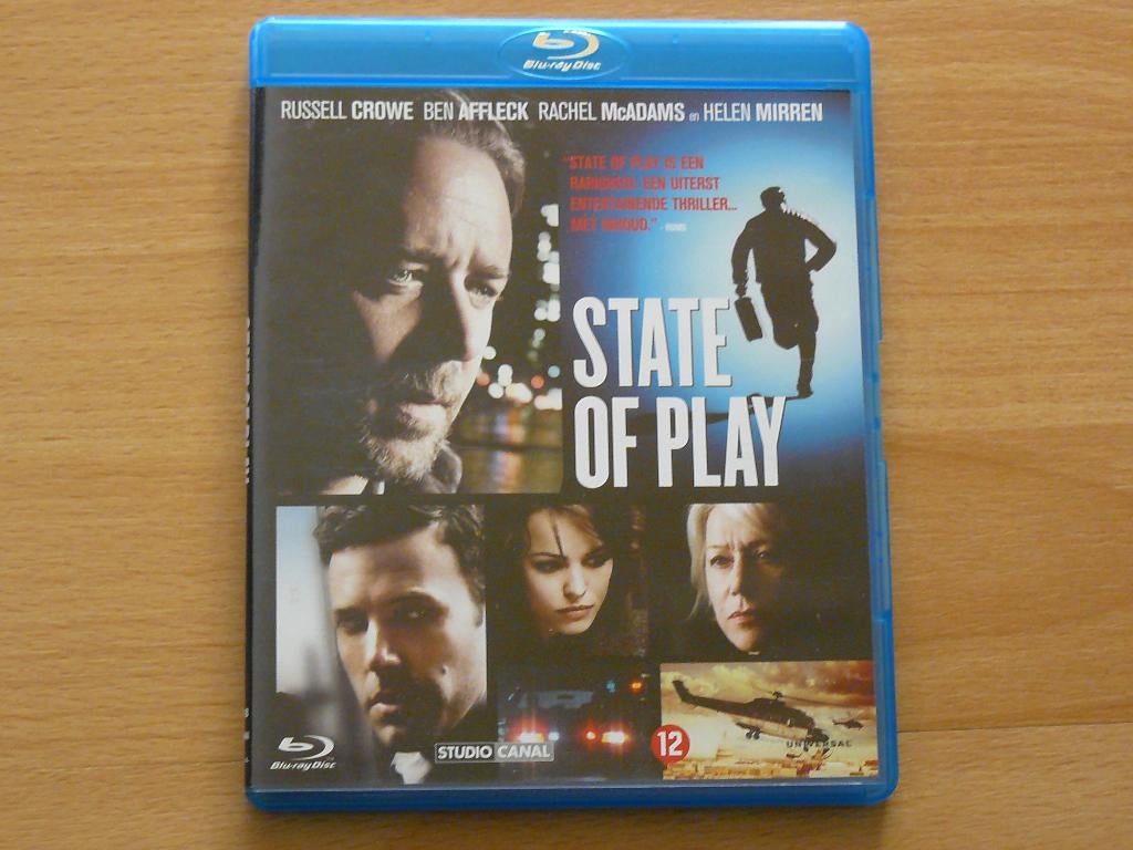 blu-ray State of play , Russell Crowe , Ben Affleck, Cd's en Dvd's, Blu-ray, Verzenden, Zo goed als nieuw, Actie